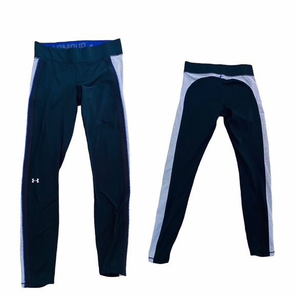 Under Armour Pants - Under Armour leggings wide waistband overstitched